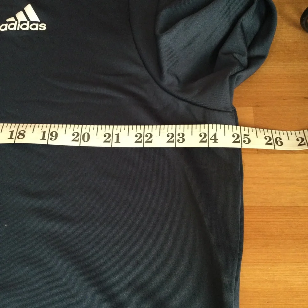 Adidas Golf Jacket Navy Blue Quarter Zip Pullover Long Sleeve Men’s Size L,XL